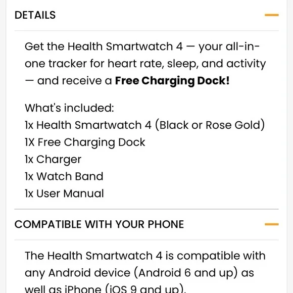 Smartwatch - Black and Tan